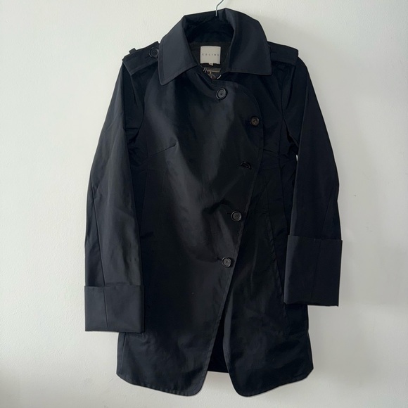 Celine Jackets & Blazers - Celine Black Trench Coat for Women